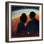Astro Cruise 14 - We Belong To Eachother in the Cosmos-Ben Heine-Framed Giclee Print