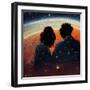 Astro Cruise 14 - We Belong To Eachother in the Cosmos-Ben Heine-Framed Giclee Print