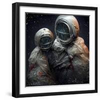 Astro Cruise 16 - Eternal Travellers in Plastic Uniforms-Ben Heine-Framed Giclee Print