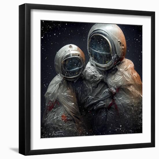 Astro Cruise 16 - Eternal Travellers in Plastic Uniforms-Ben Heine-Framed Giclee Print