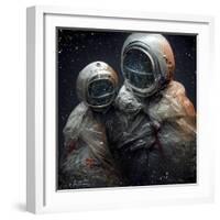 Astro Cruise 16 - Eternal Travellers in Plastic Uniforms-Ben Heine-Framed Giclee Print