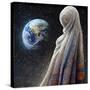 Astro Cruise 22 - The Lost Planet and The Blind People-Ben Heine-Stretched Canvas
