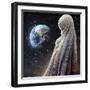 Astro Cruise 22 - The Lost Planet and The Blind People-Ben Heine-Framed Giclee Print