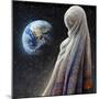 Astro Cruise 22 - The Lost Planet and The Blind People-Ben Heine-Mounted Giclee Print