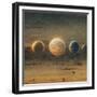 Astro Cruise 23 - Planets-Ben Heine-Framed Giclee Print