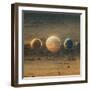 Astro Cruise 23 - Planets-Ben Heine-Framed Giclee Print