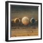 Astro Cruise 23 - Planets-Ben Heine-Framed Giclee Print