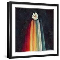 Astro Cruise 4 - Sending You a Flower From Space-Ben Heine-Framed Giclee Print