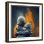 Astro Cruise 6 - True love means never abandoning someone-Ben Heine-Framed Giclee Print