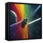 Astro Cruise 7 - Multi Rainbow-Ben Heine-Framed Stretched Canvas