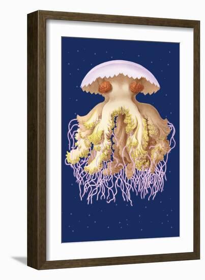 Astro-Jellyfish-Ernst Haeckel-Framed Art Print