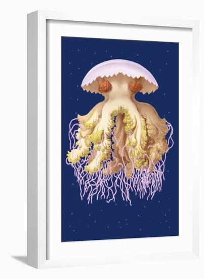 Astro-Jellyfish-Ernst Haeckel-Framed Art Print