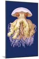 Astro-Jellyfish-Ernst Haeckel-Mounted Art Print