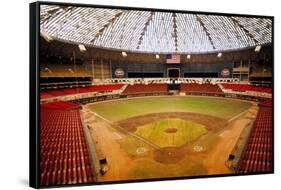 Astrodome Stadium-null-Framed Stretched Canvas