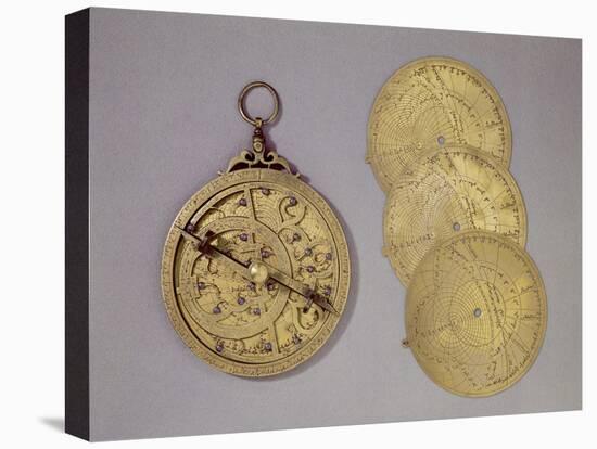 Astrolabe, 1216-Abu Bakr Ibn Jusuf-Stretched Canvas