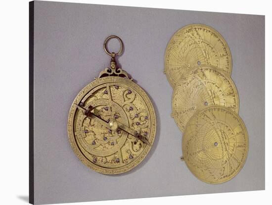 Astrolabe, 1216-Abu Bakr Ibn Jusuf-Stretched Canvas