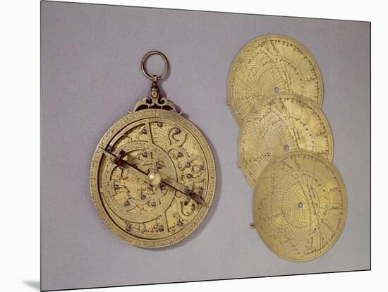 Astrolabe, 1216-Abu Bakr Ibn Jusuf-Mounted Giclee Print