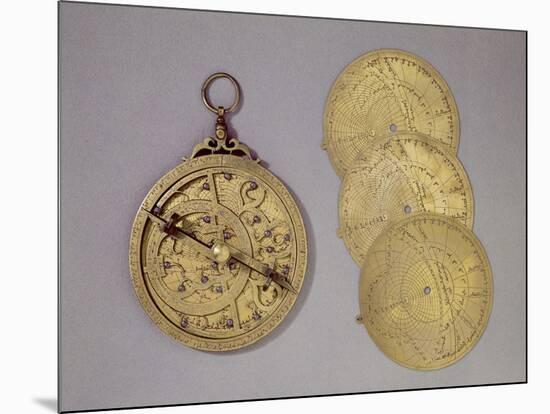 Astrolabe, 1216-Abu Bakr Ibn Jusuf-Mounted Giclee Print