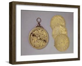 Astrolabe, 1216-Abu Bakr Ibn Jusuf-Framed Giclee Print