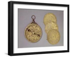 Astrolabe, 1216-Abu Bakr Ibn Jusuf-Framed Giclee Print