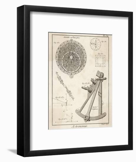 Astrolabe and Quadrant-Benard-Framed Photographic Print