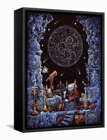 Astrologer-Bill Bell-Framed Stretched Canvas