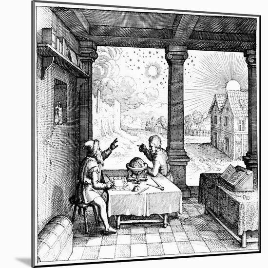 Astrologers Preparing a Horoscope, 1617-1619-null-Mounted Giclee Print