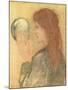 Astrologia, 1893 (Pastel on Paper)-Edward Burne-Jones-Mounted Giclee Print