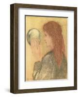 Astrologia, 1893 (Pastel on Paper)-Edward Burne-Jones-Framed Giclee Print