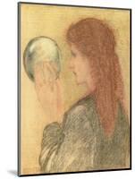 Astrologia, 1893 (Pastel on Paper)-Edward Burne-Jones-Mounted Giclee Print