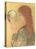 Astrologia, 1893 (Pastel on Paper)-Edward Burne-Jones-Stretched Canvas
