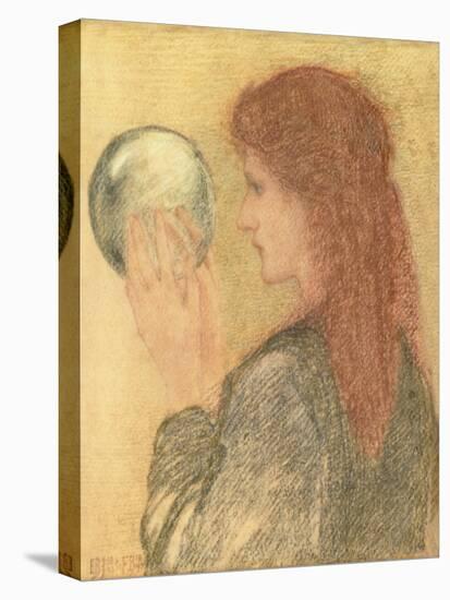 Astrologia, 1893 (Pastel on Paper)-Edward Burne-Jones-Stretched Canvas