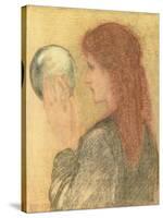 Astrologia, 1893 (Pastel on Paper)-Edward Burne-Jones-Stretched Canvas