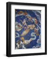 Astrological Ceiling, in the Sala Del Mappamondo-Giovanni De' Vecchi-Framed Giclee Print