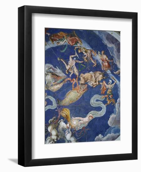 Astrological Ceiling, in the Sala Del Mappamondo-Giovanni De' Vecchi-Framed Giclee Print