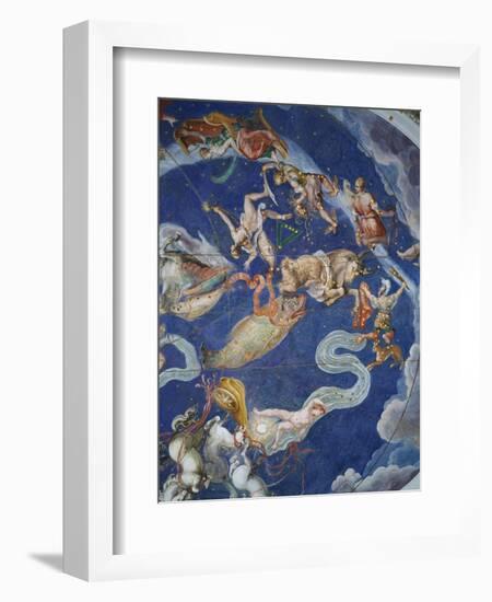 Astrological Ceiling, in the Sala Del Mappamondo-Giovanni De' Vecchi-Framed Giclee Print