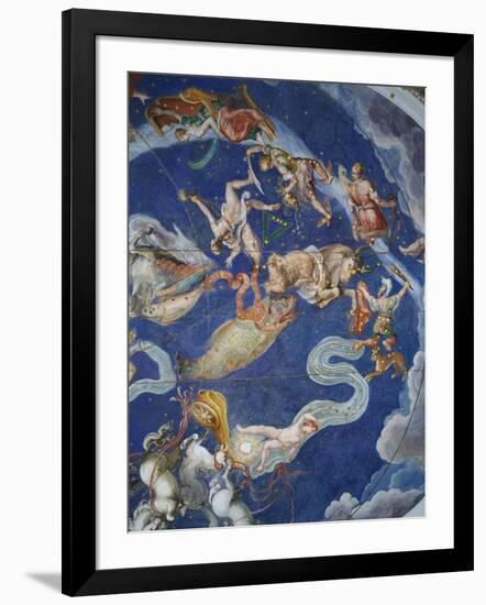 Astrological Ceiling, in the Sala Del Mappamondo-Giovanni De' Vecchi-Framed Giclee Print