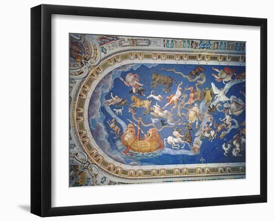 Astrological Ceiling, in the Sala Del Mappamondo-Giovanni De' Vecchi-Framed Giclee Print