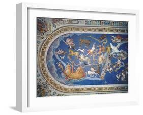 Astrological Ceiling, in the Sala Del Mappamondo-Giovanni De' Vecchi-Framed Giclee Print