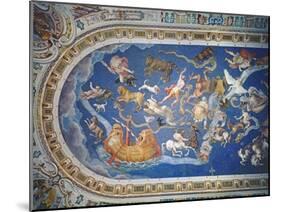 Astrological Ceiling, in the Sala Del Mappamondo-Giovanni De' Vecchi-Mounted Giclee Print