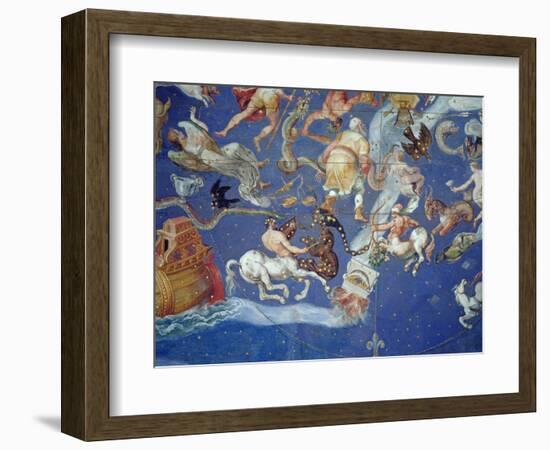 Astrological Ceiling, in the Sala Del Mappamondo-Giovanni De' Vecchi-Framed Giclee Print