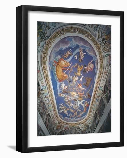 Astrological Ceiling, in the Sala Del Mappamondo-Giovanni De' Vecchi-Framed Giclee Print