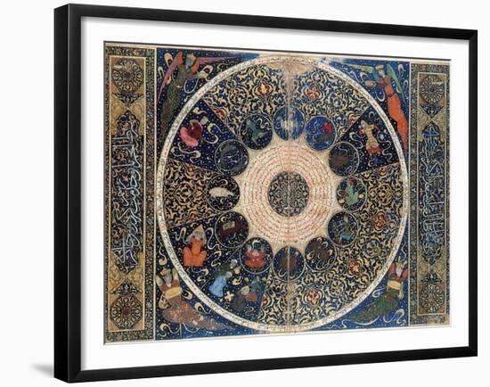 Astrological Horoscope-Science Source-Framed Giclee Print