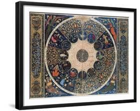 Astrological Horoscope-Science Source-Framed Giclee Print
