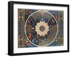 Astrological Horoscope-Science Source-Framed Giclee Print