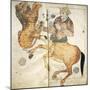 Astrological Image: a Centaur and a Lion-null-Mounted Giclee Print