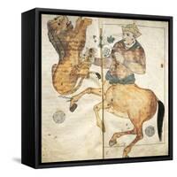 Astrological Image: a Centaur and a Lion-null-Framed Stretched Canvas