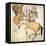 Astrological Image: a Centaur and a Lion-null-Framed Stretched Canvas