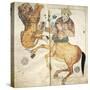 Astrological Image: a Centaur and a Lion-null-Stretched Canvas