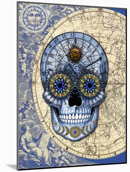 Astrologiskull-Fusion Idol Arts-Mounted Giclee Print